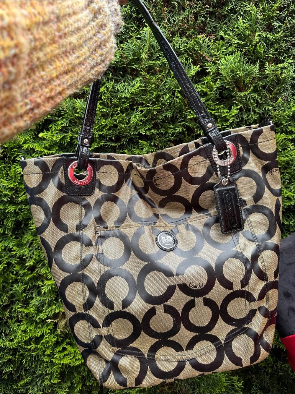 Coach Signature Circle Tote bag